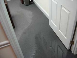 Water Damage Northern Vancouver Carpet Flood Caused By Pipe Bursts