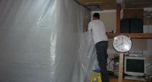 Vapor Barrier Installation To Implement Mold Removal